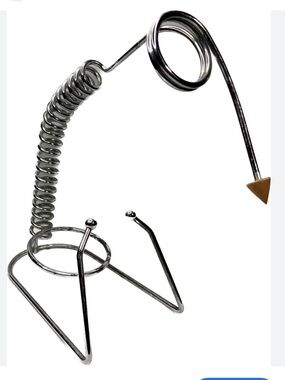 Vintage 1980’s Memphis Style Chrome Wine Bottle Holder